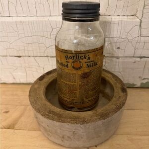 Collectible Horlick’s & Antique Crock